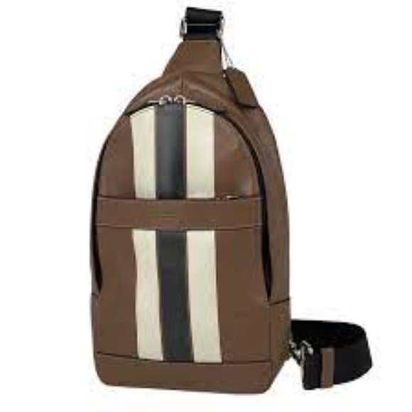 Coach Charles Varsity leather small backpack. - Picture 2 of 6